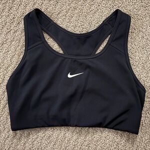 Black Nike Dri-Fit Sports Bra (Size: M)